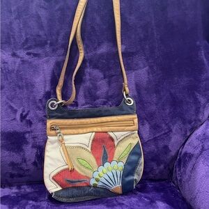 Relic Floral Multi-Color Crossbody Bag